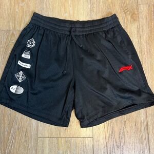 Formula 1 F1 Racing Mens Black Mesh Athletic Shorts PacSun DRSACTIVE Size M